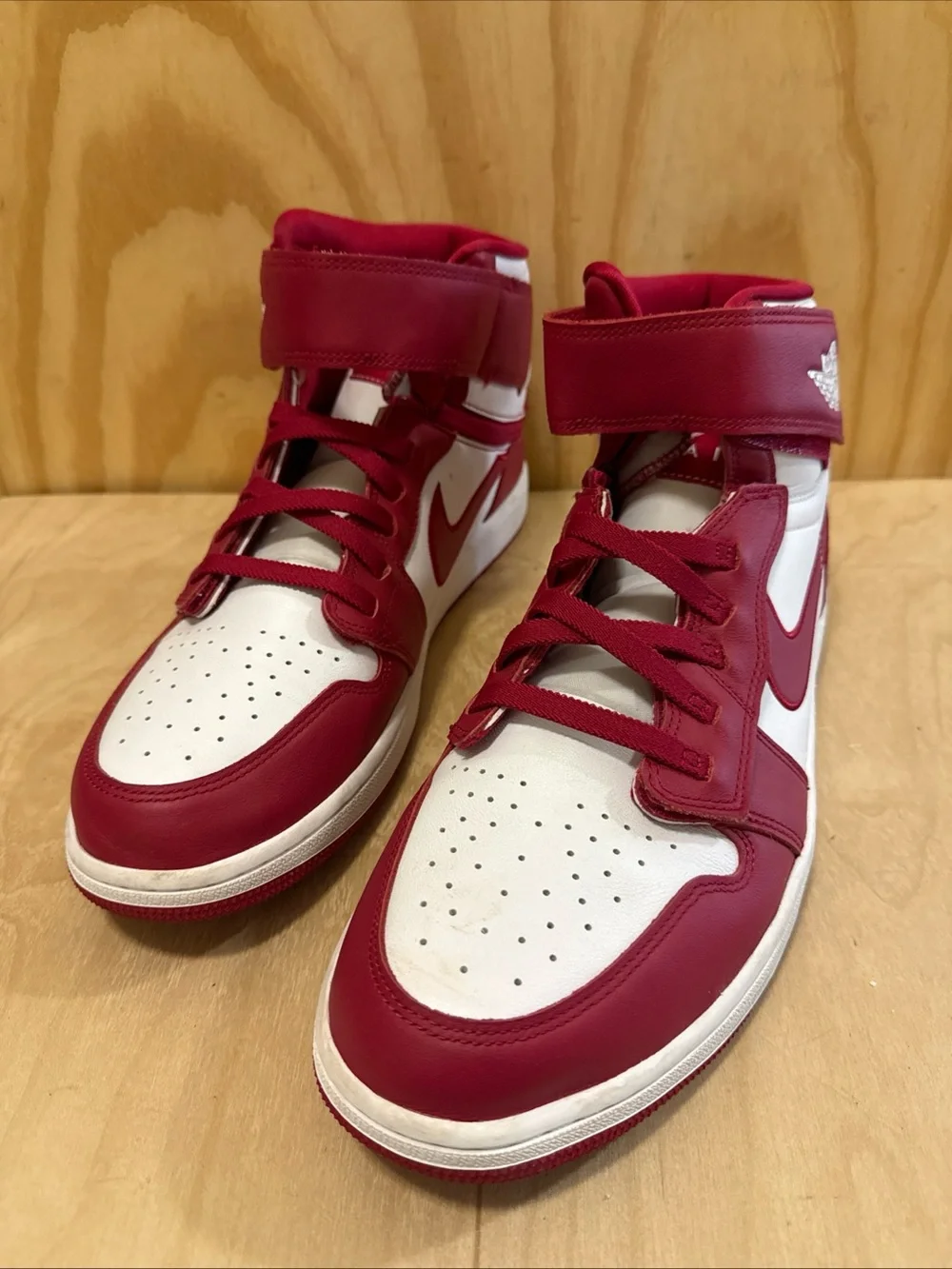 Nike Air Jordan 1 Hi FlyEase Cardinal Red  CQ3835-601 Size 14 (100% Authentic!)